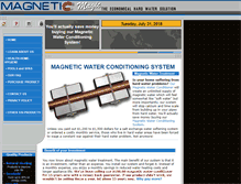 Tablet Screenshot of magnetic-water.com